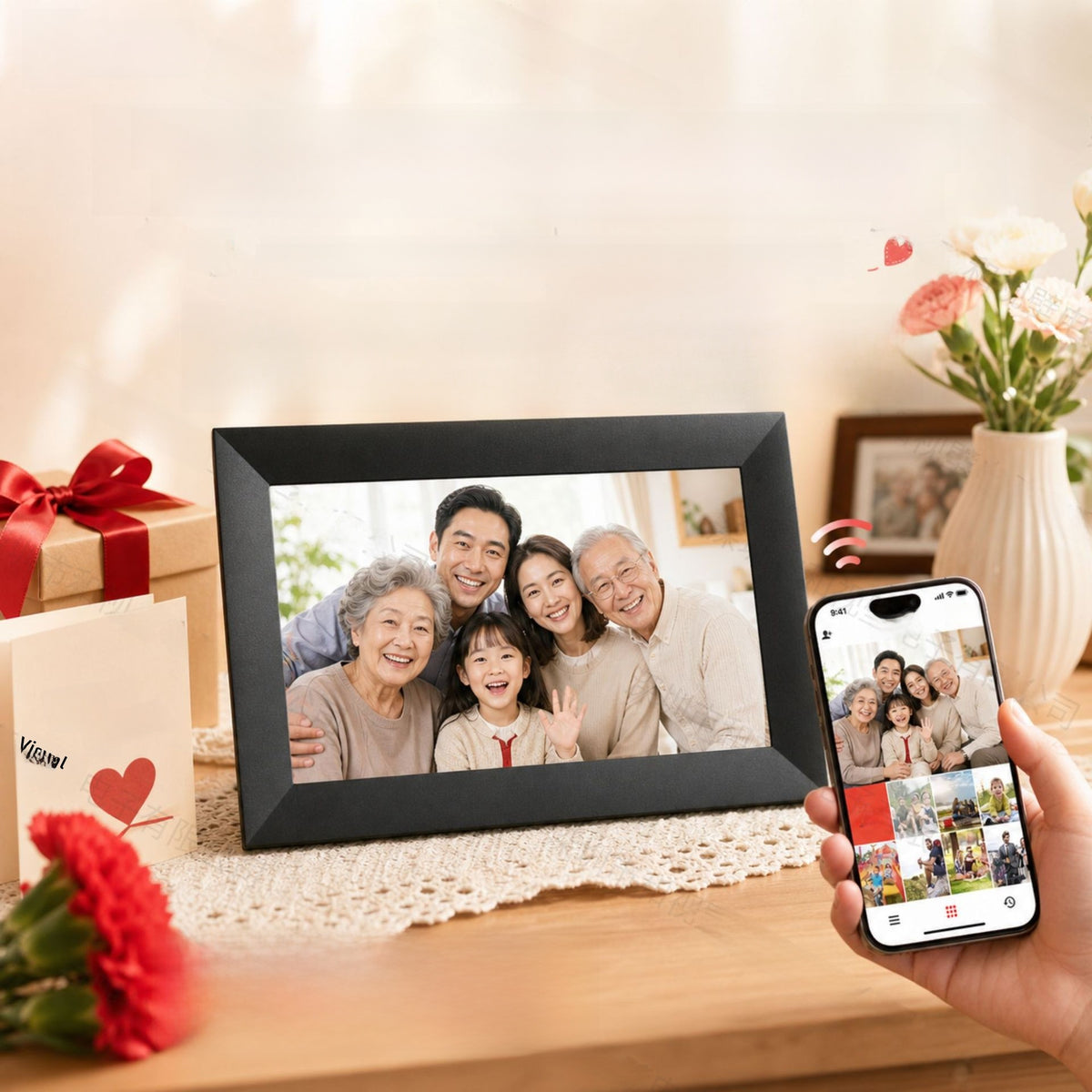 WiFi Smart Digital Photo Frame 10.1 Inch
