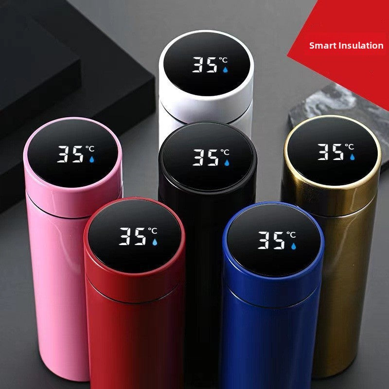 Smart Temperature-Measuring Thermal Mug