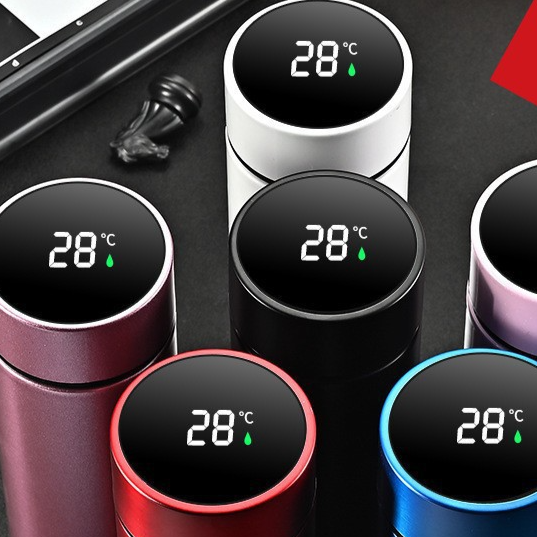 Smart Temperature-Measuring Thermal Mug