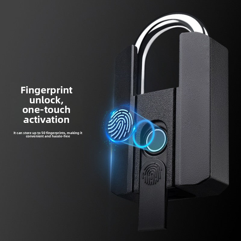 Smart fingerprint padlock waterproof